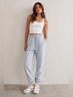 Gentle Fawn Light Blue Fleece Jogger Sweatpants XS